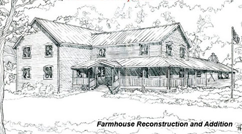 Roaring Brook Guesthouse Reconstruction Drawing